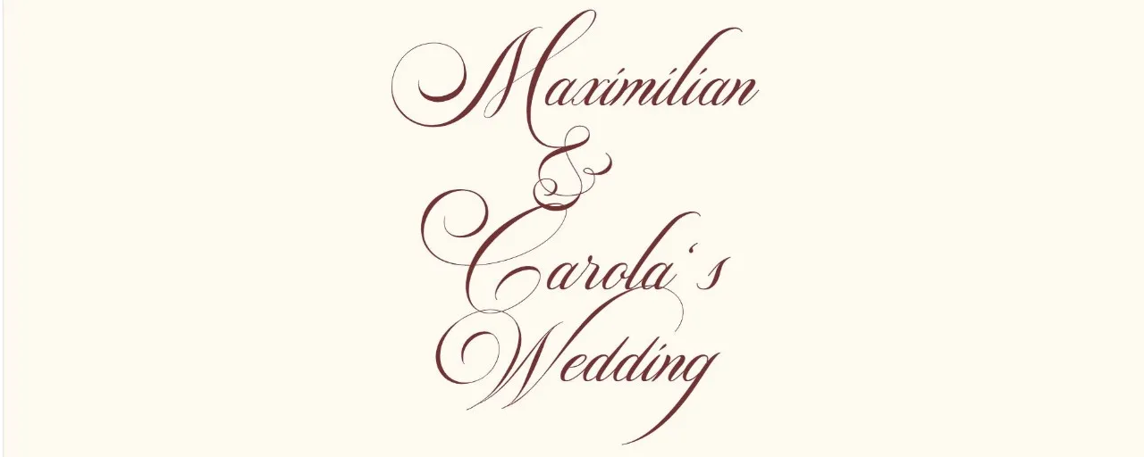 Carola and Max's Wedding
